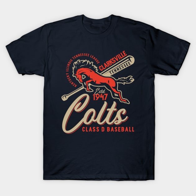 Clarksville Colts T-Shirt by MindsparkCreative